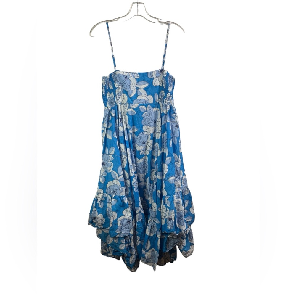 J.Crew Convertible beach dress in blue peony - Picture 2 of 6
